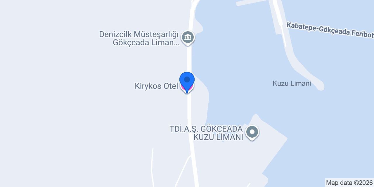 Kirykos Otel konumu