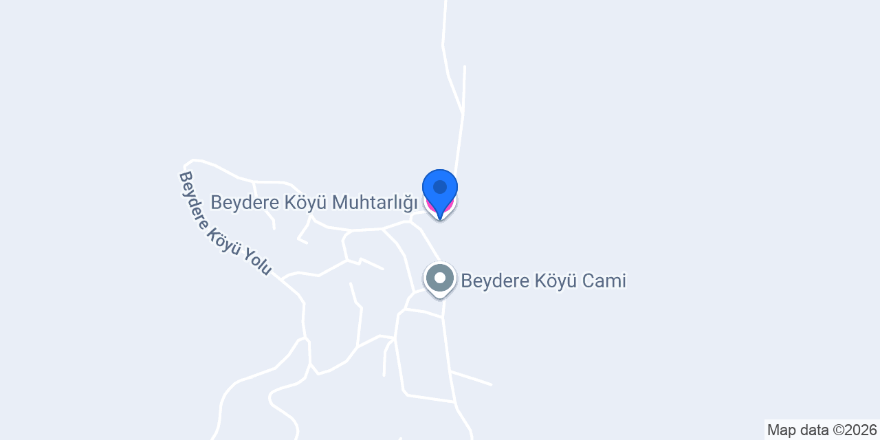 Beydere Köyü Muhtarlığı konumu