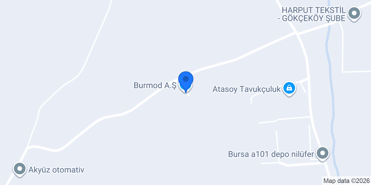 Burmod A.Ş. konumu