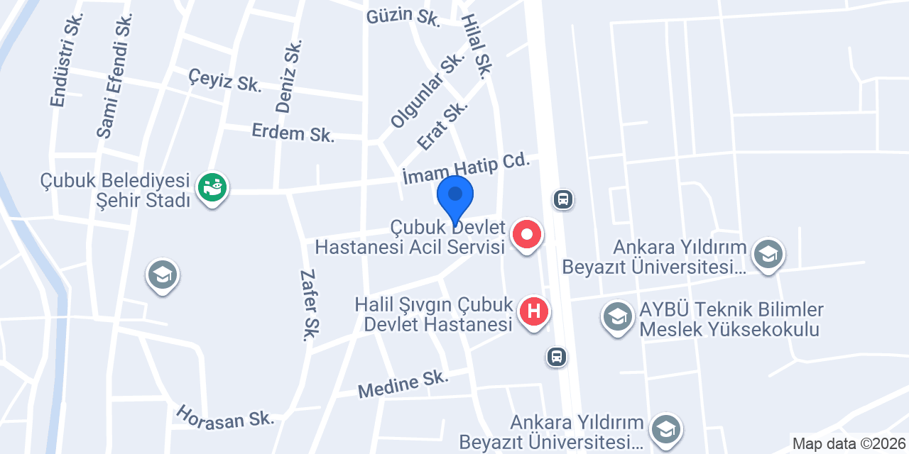 Hamurlu İşler Çubuk konumu