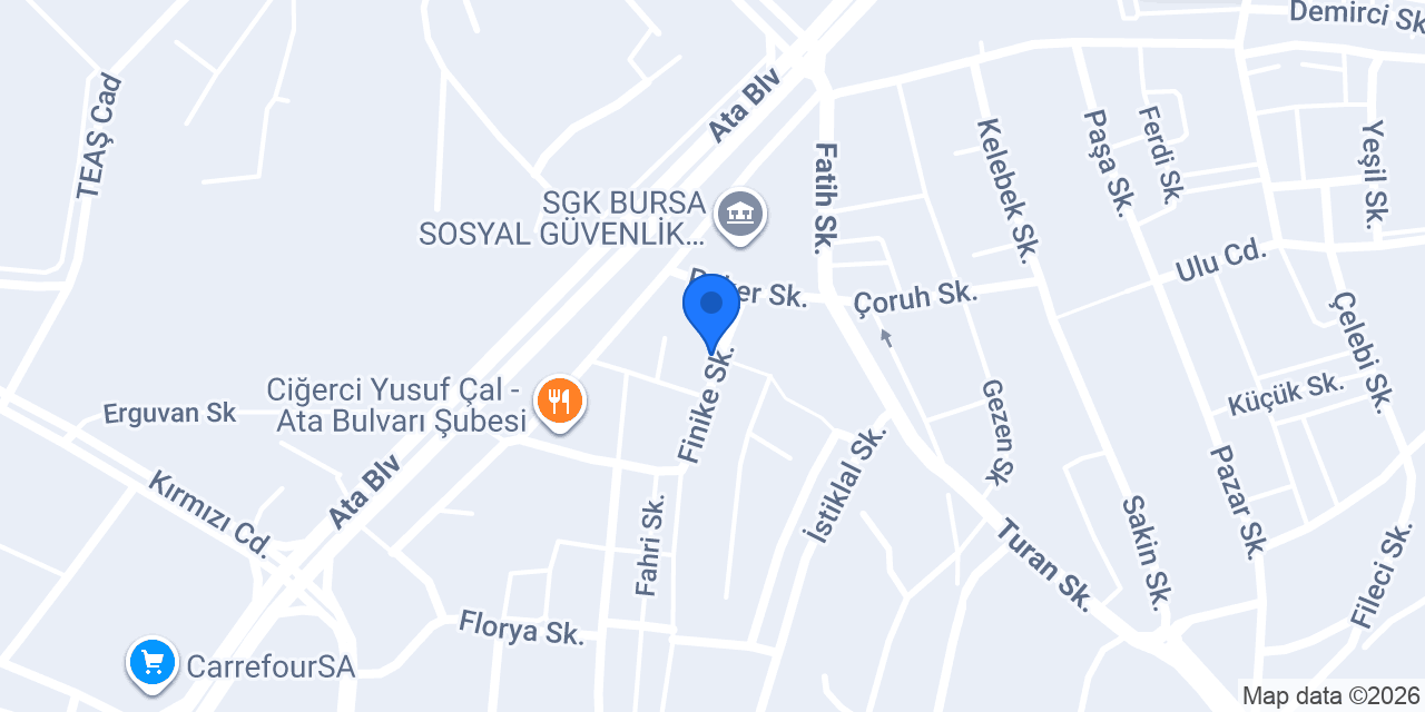 Fit Yurdi Pilates Studio konumu
