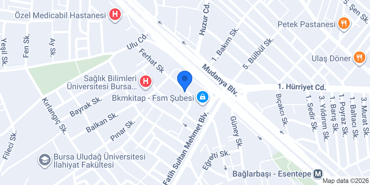 Ateb Çevre Sağlığı ve Proje Danışmanlığı konumu