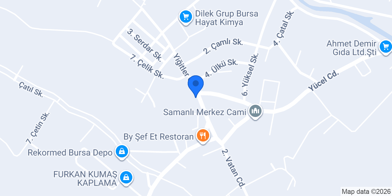 Emrah Döner Salonu konumu