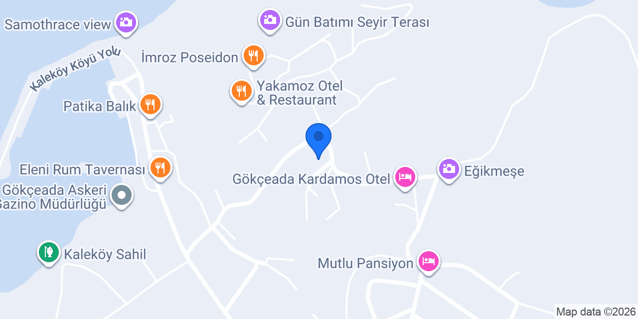 Anemos Hotel konumu