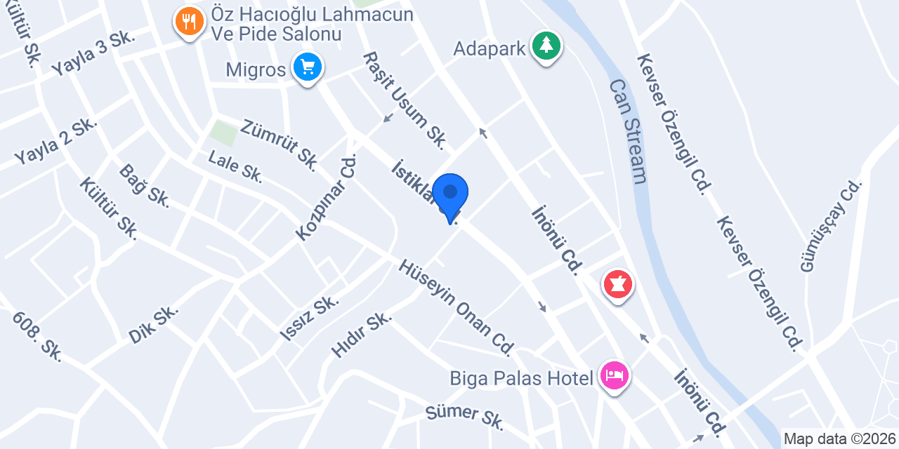 Lila Butik Pasta & Davet Evi konumu