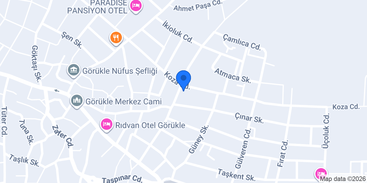 Koza Alışveriş Merkezi konumu
