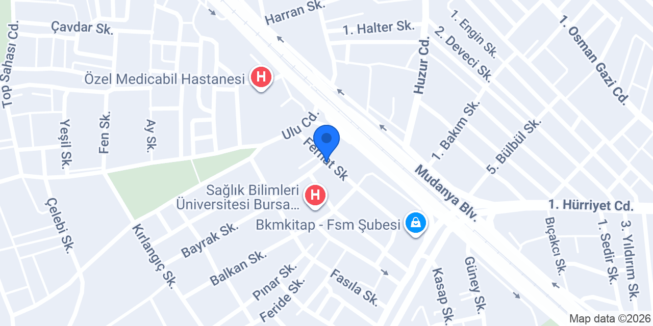 Hane Yapı İnşaat & Taahhüt, Bursa inşaat firması. konumu