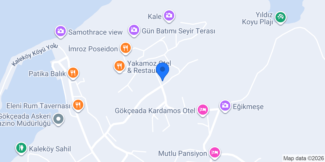 Değirmen Konukevi konumu