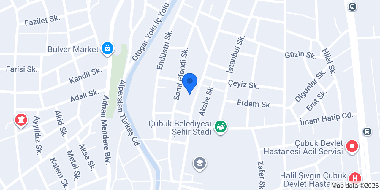 Özel Çubuk Veteriner Kliniği konumu