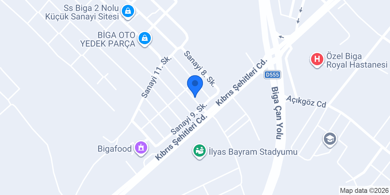 Teknik Oto Servisi konumu