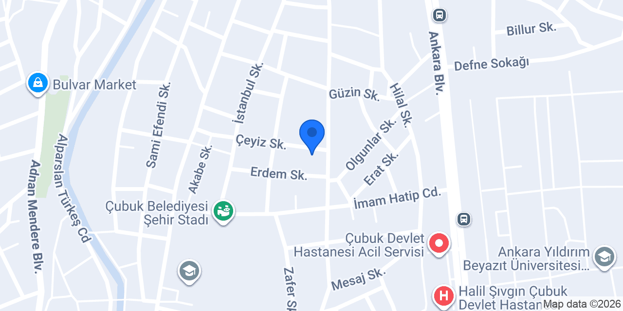 Karbeyaz Çeyiz 🏡 Çubuk konumu