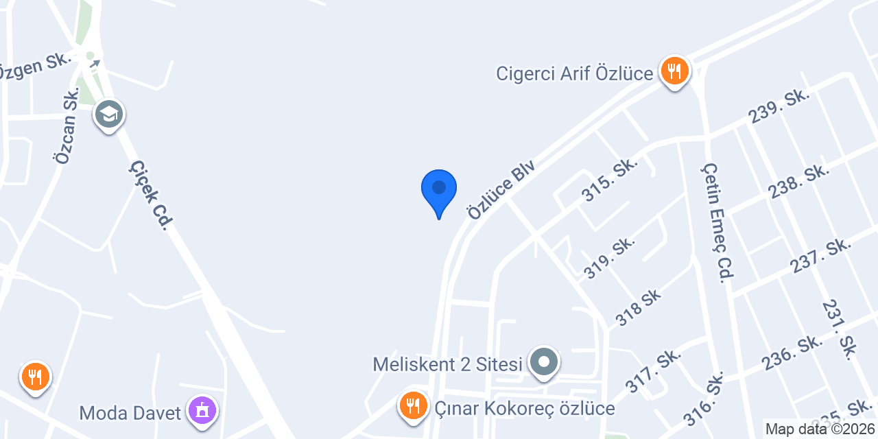 Melekler Bahçesi Peyzaj konumu