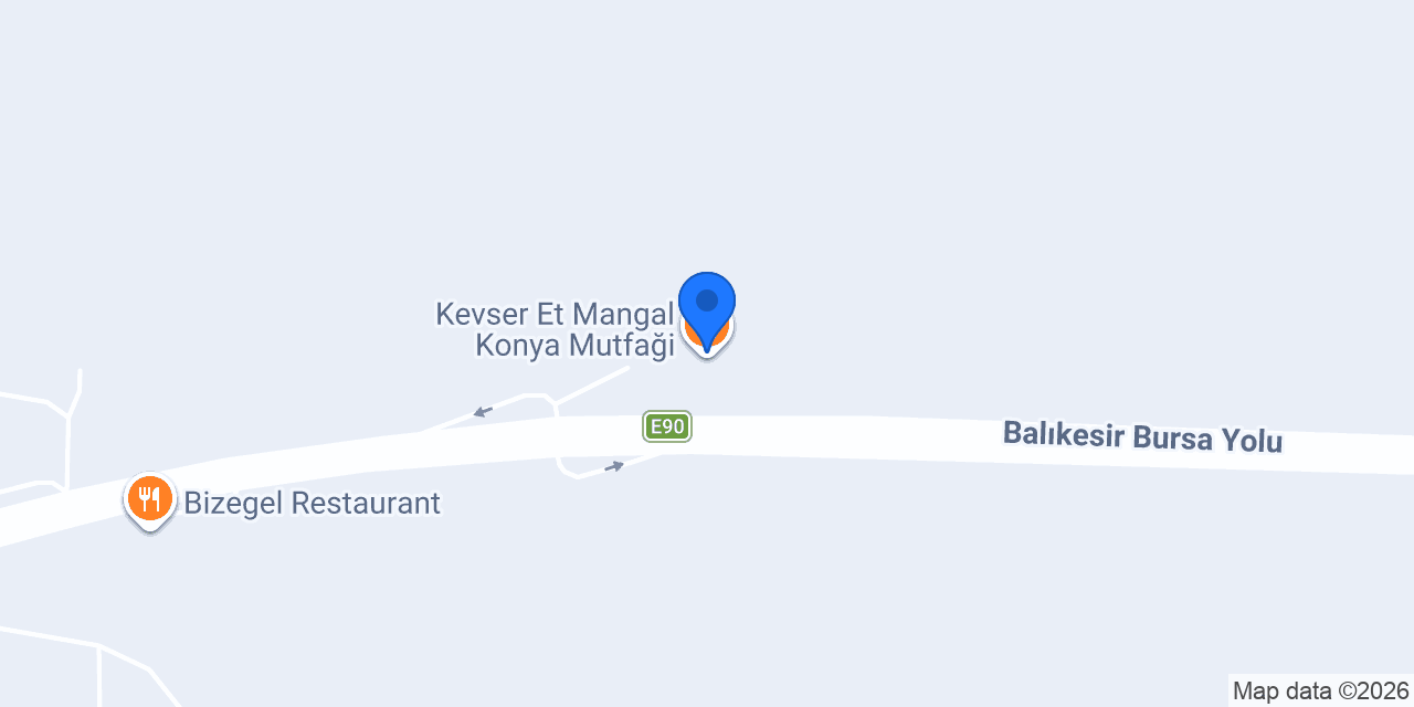 Kevser Et Mangal Konya Mutfaği konumu