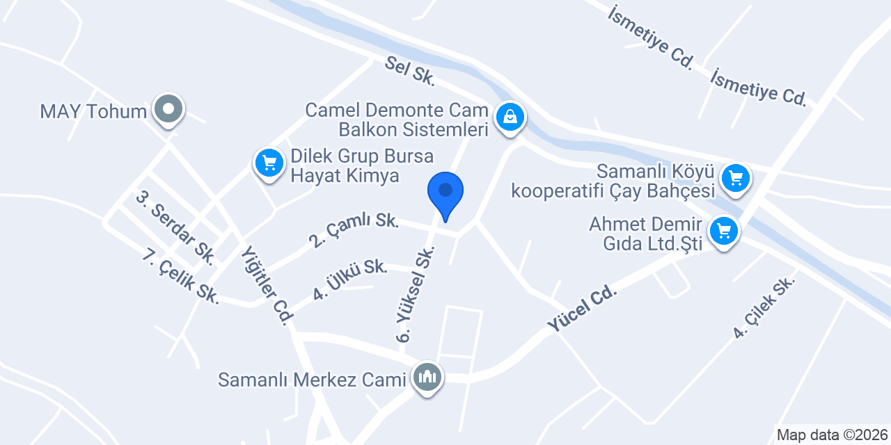 Samanlı Özel Eğitim Uygulama Okulu konumu