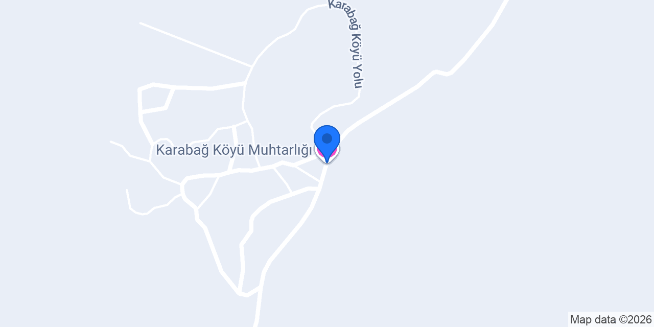 Karabağ Köyü Muhtarlığı konumu