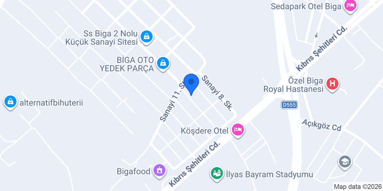 Tokul Teknik Hırdavat konumu