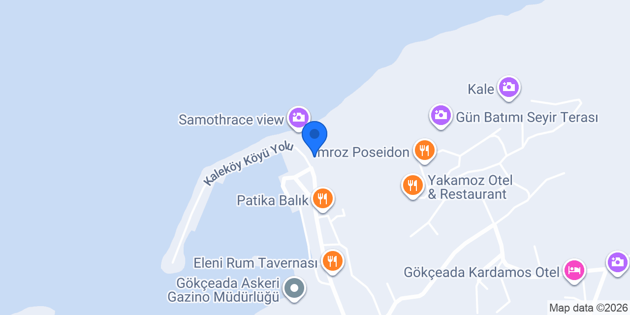 Ispinoz Gökçeada konumu