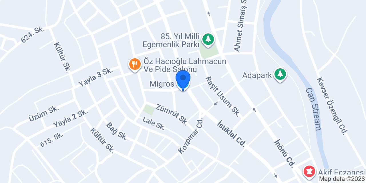 Migros konumu