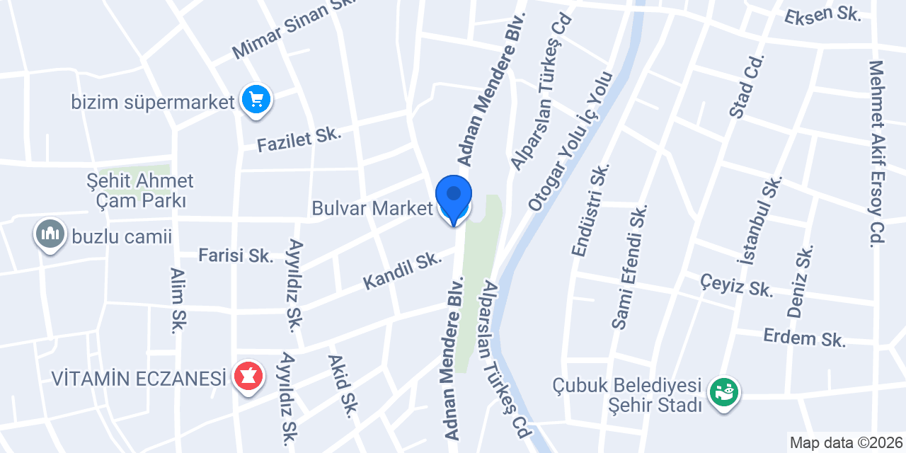 Bulvar Market konumu