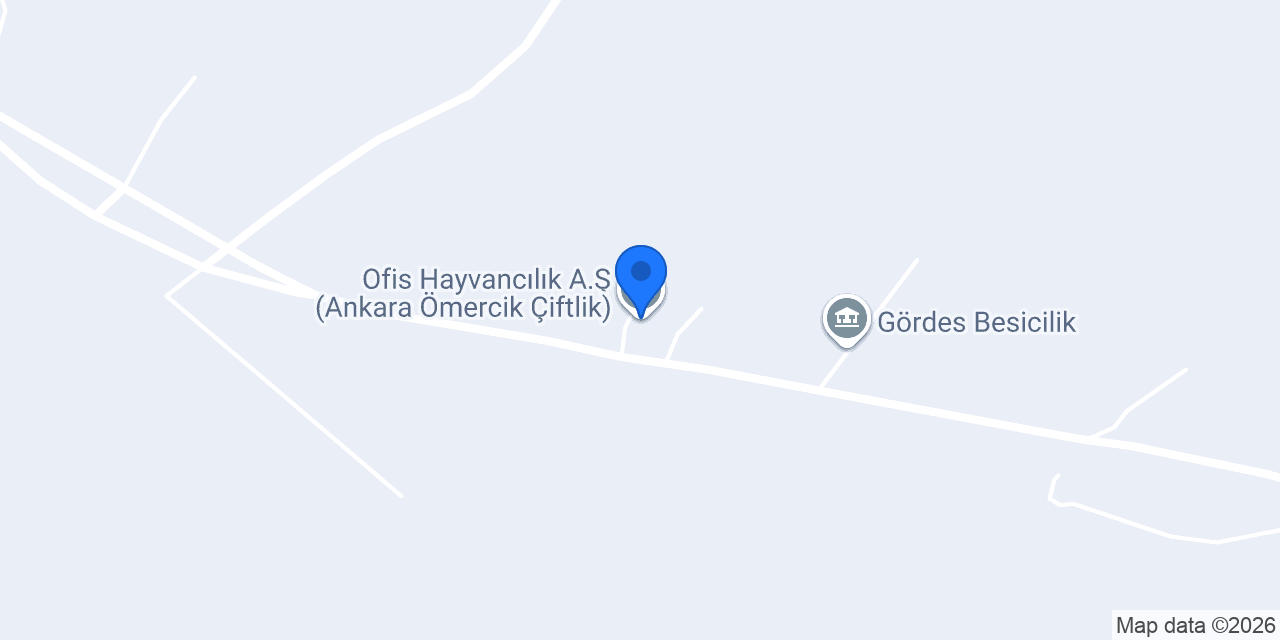 Ofis Hayvancılık A.Ş (Ankara Ömercik Çiftlik) konumu