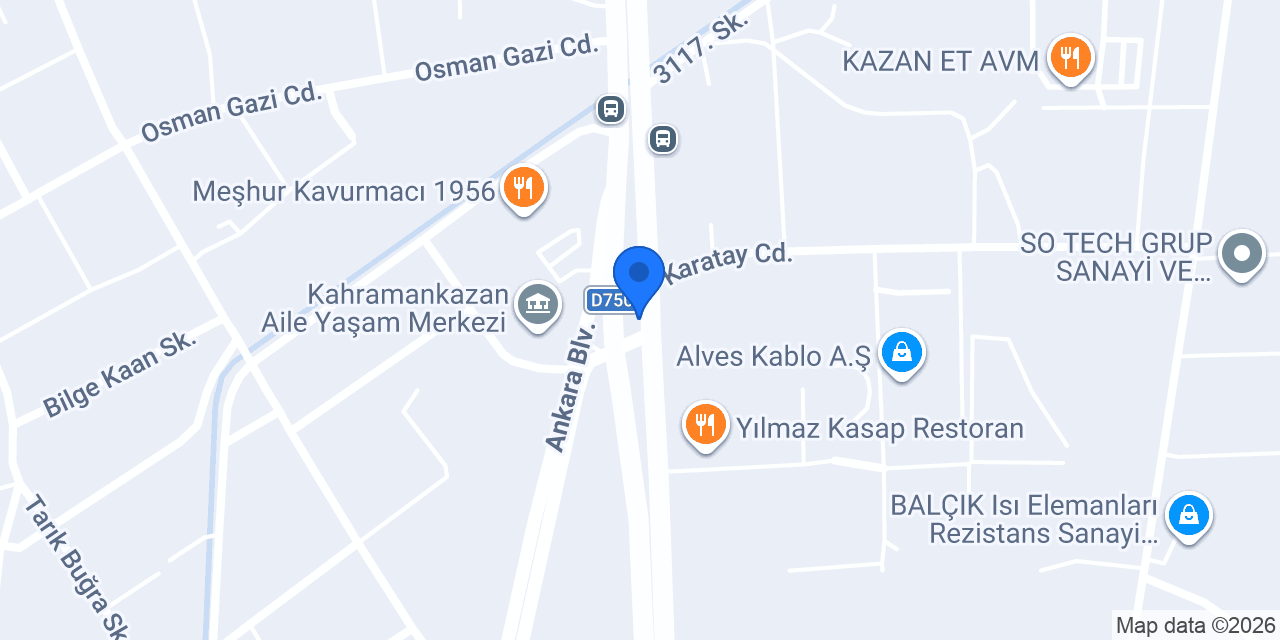 Hamak Makina konumu