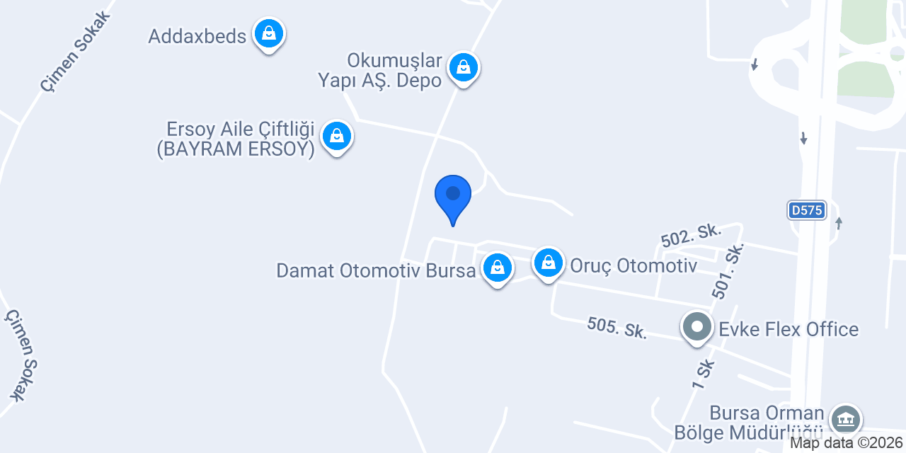 Cihan Otomotiv konumu