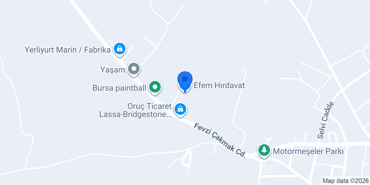 Efem Hırdavat konumu