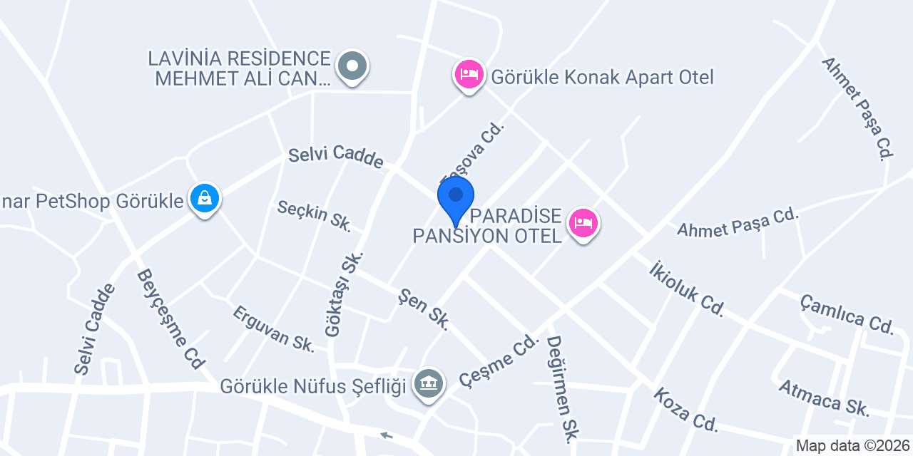 Şef Unlu Mamülleri konumu