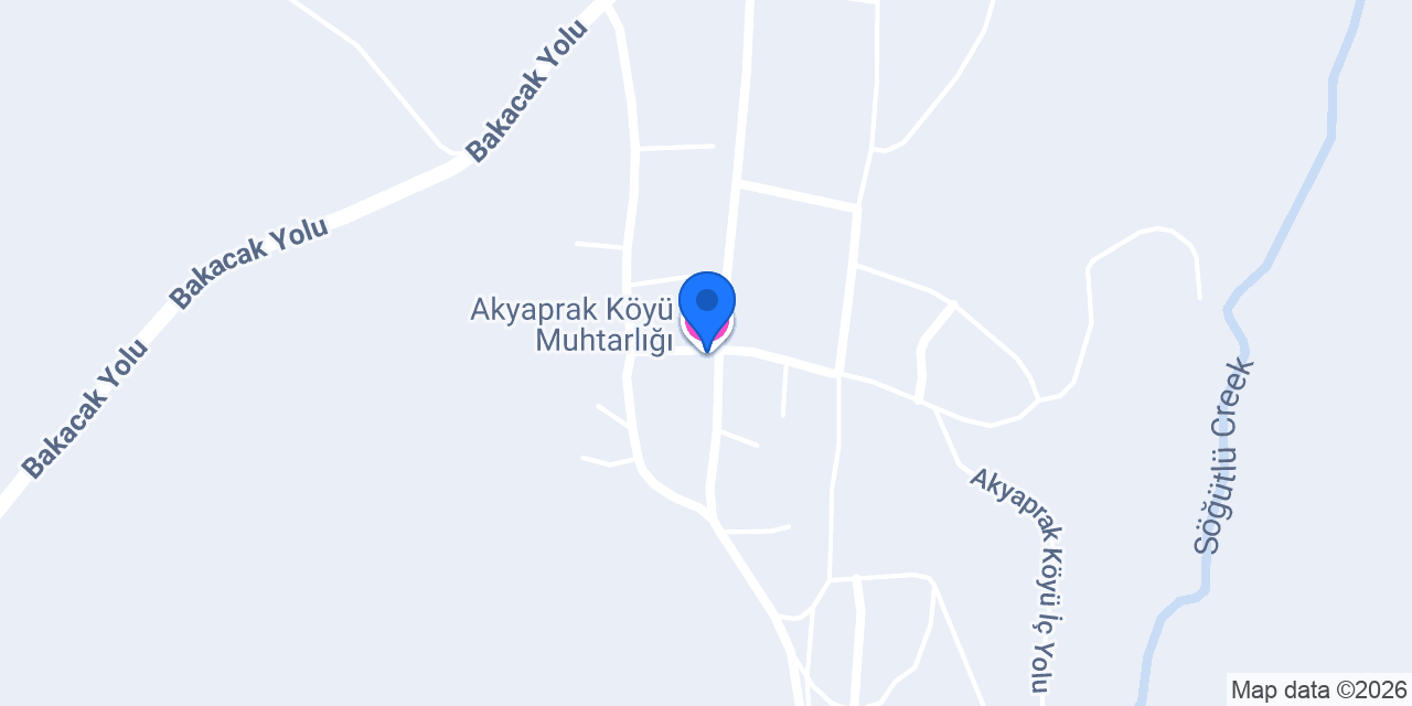 Akyaprak Köyü Muhtarlığı konumu