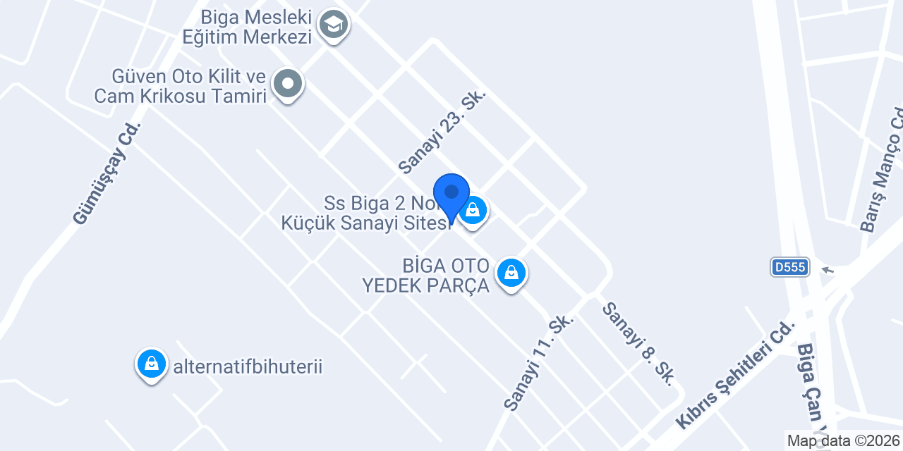 ERGÜN OTOMOTİV konumu