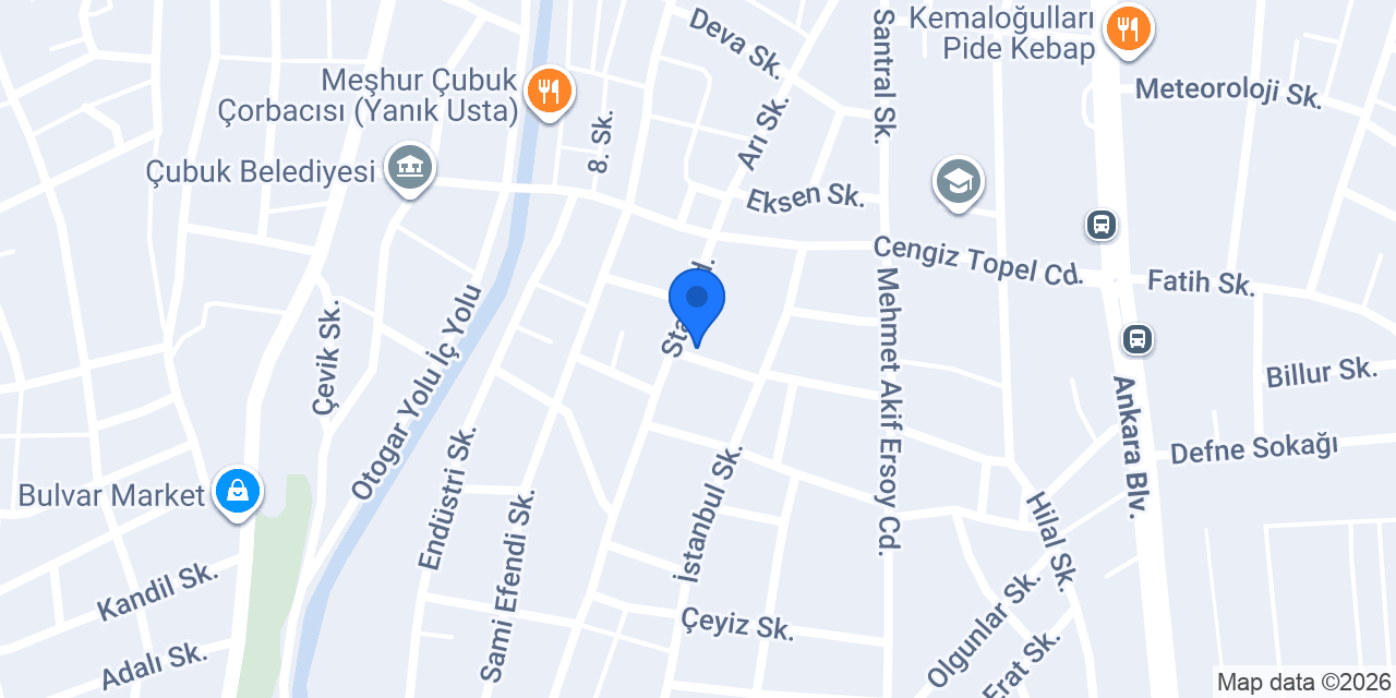 Çubuk 2. Noter konumu