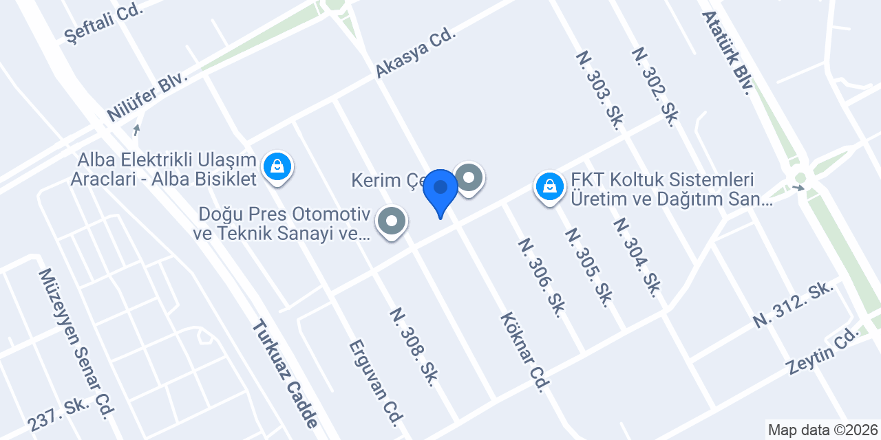 GÖKÇELİK-2 Seri Üretim Fabrikası konumu