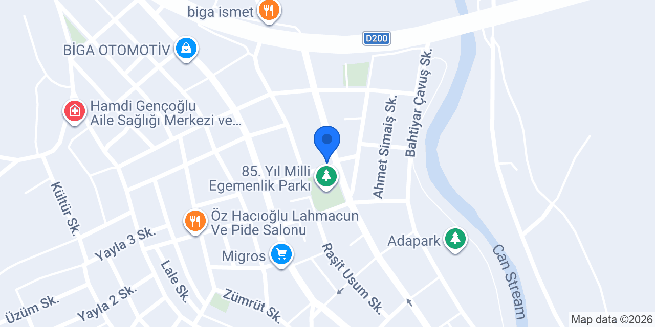 S.s Biga Pancar Ekicileri Kooperatifi konumu
