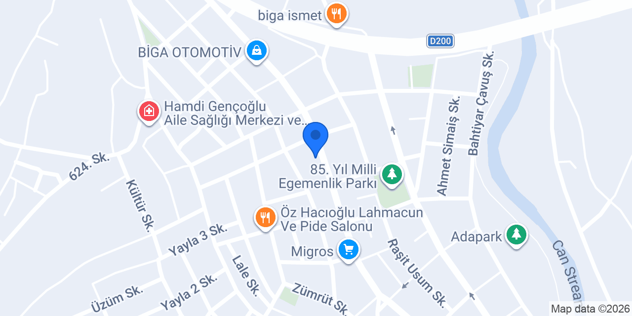 Çilek Odası | Biga konumu