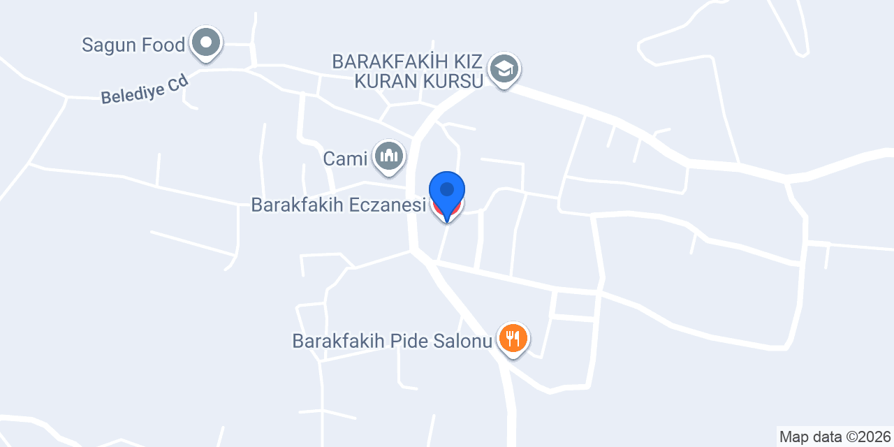 Barakfakih Eczanesi konumu