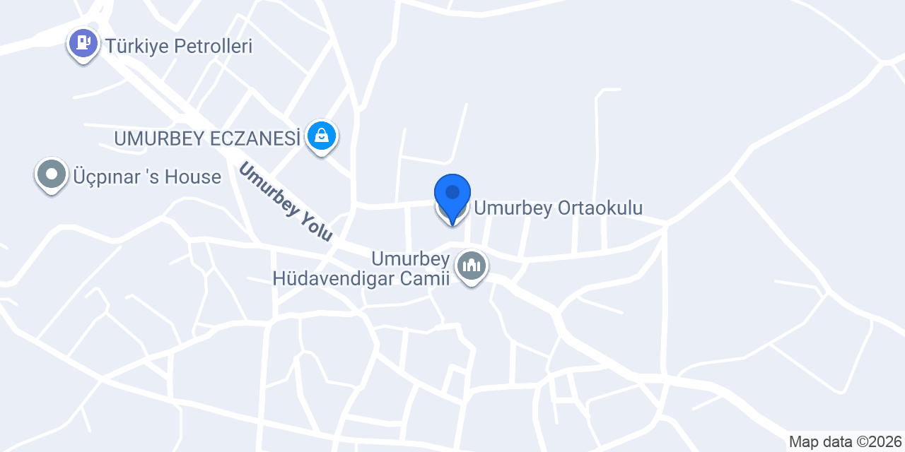 Umurbey Ortaokulu konumu