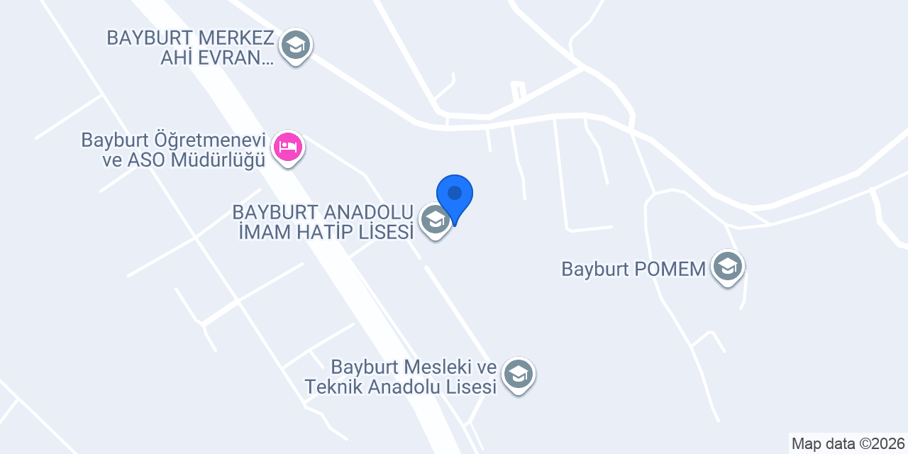 Bayburt Rehberlik Ve Araştırma Müdürlüğü konumu