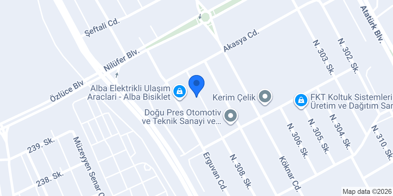 Kaman Kalıp ve Pres konumu