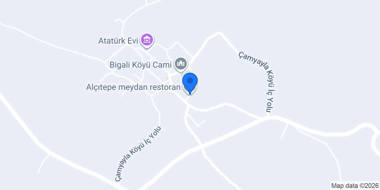 Alçıtepe meydan restoran konumu