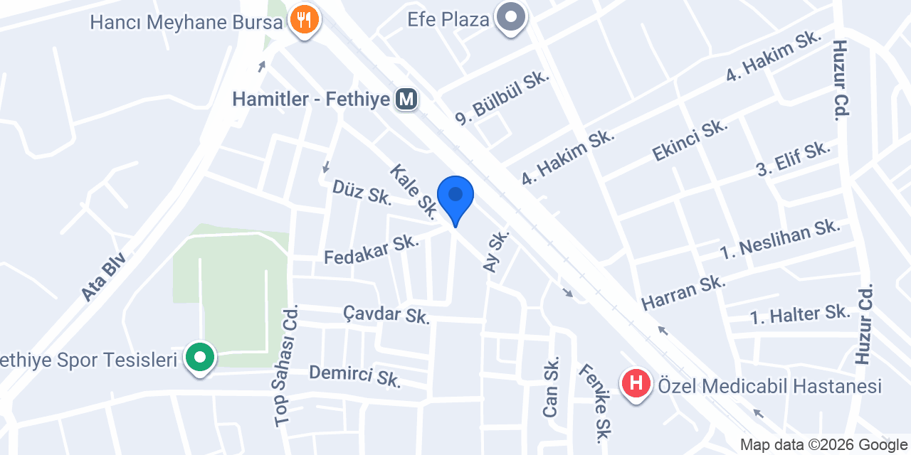 Bursa Masaj Salonu - Nilüfer Görükle konumu