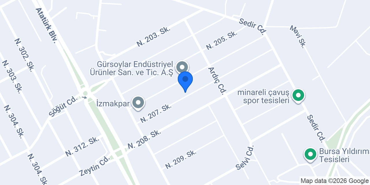 AYADA ÇİT SİSTEMLERİ FABRİKASI konumu