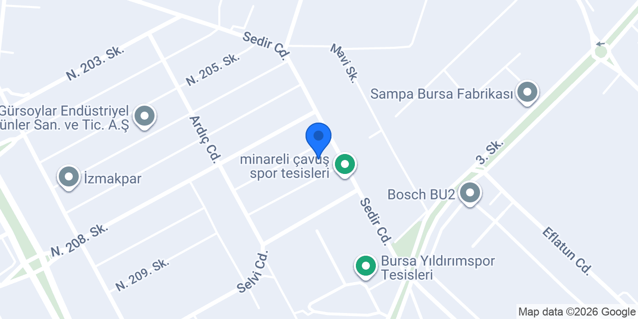 Duraner Boya ve Kimyevi Maddeler A.S. konumu
