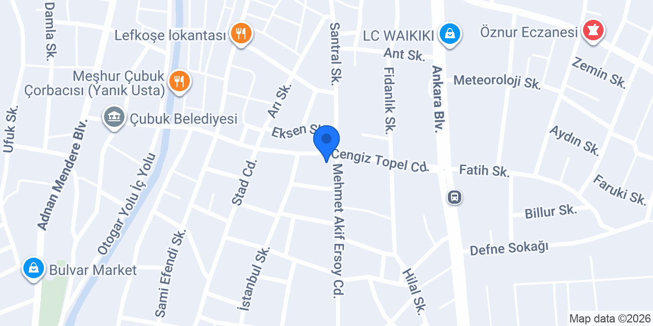 ÇUBUK ET DÜNYASI konumu