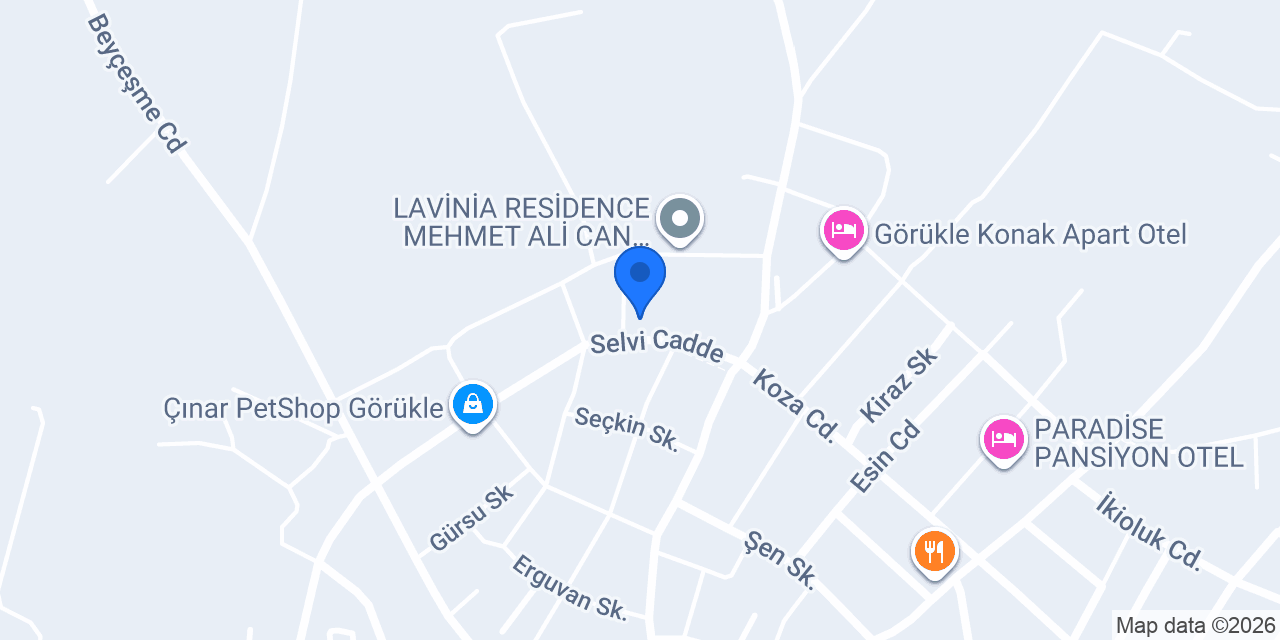 Yalçın Tesisat Görükle konumu