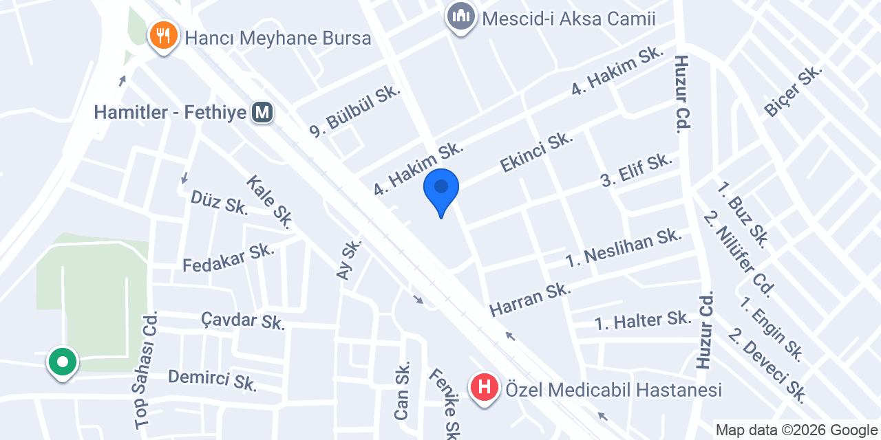 ATADENT BURSA konumu