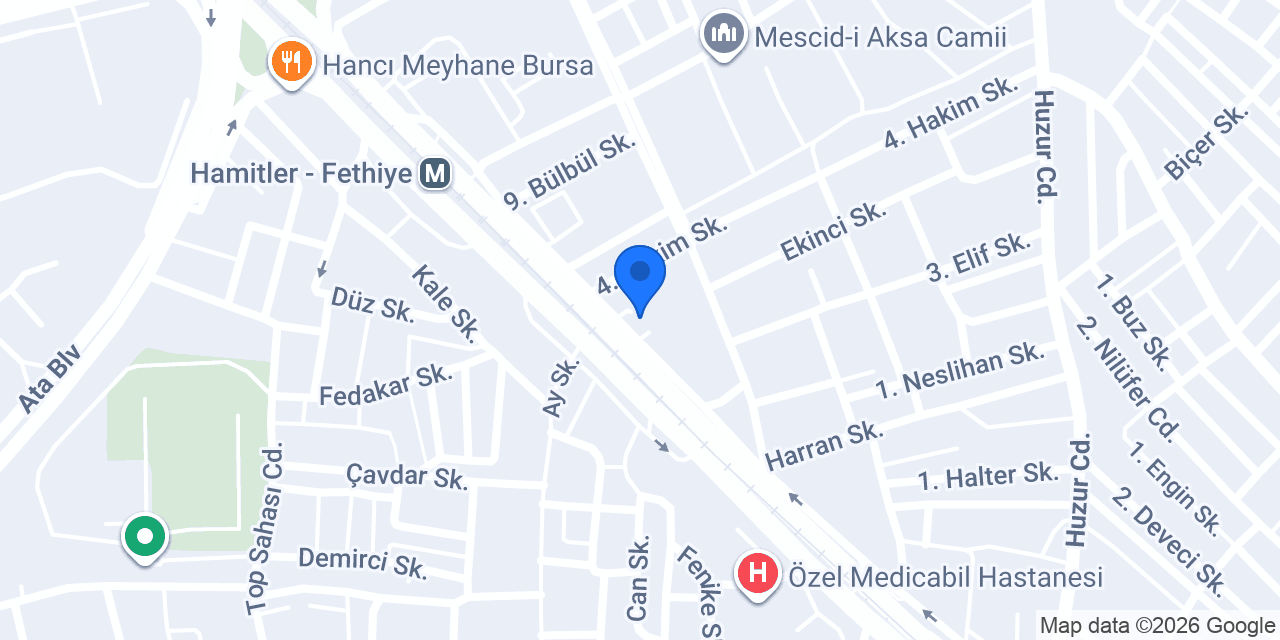 Bonton Özsüt Bursa konumu