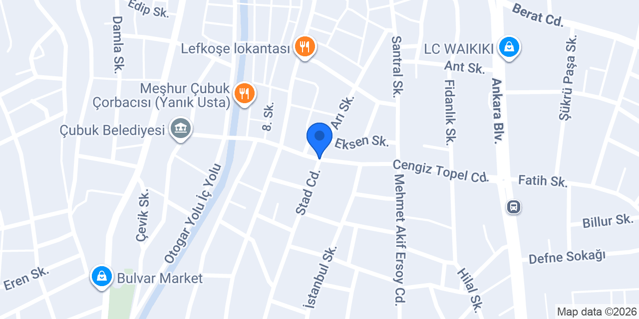 Dois Döner Çubuk konumu