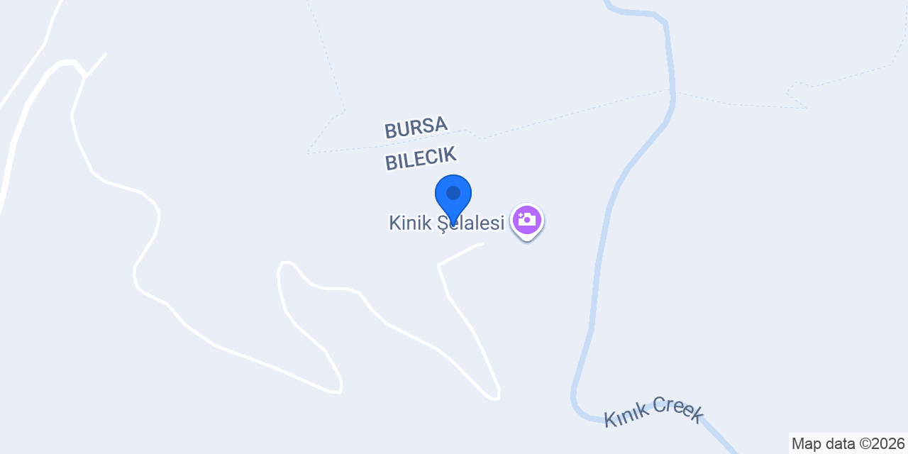 Kınık Şelalesi Tabiat Parkı konumu
