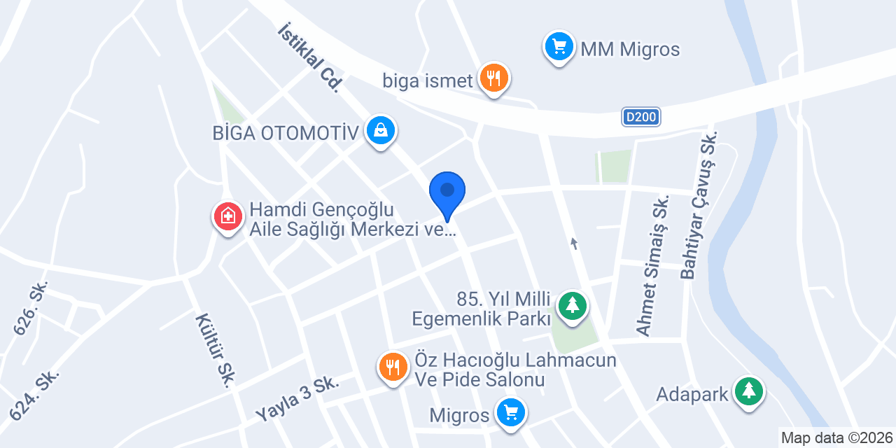 End Kapı konumu