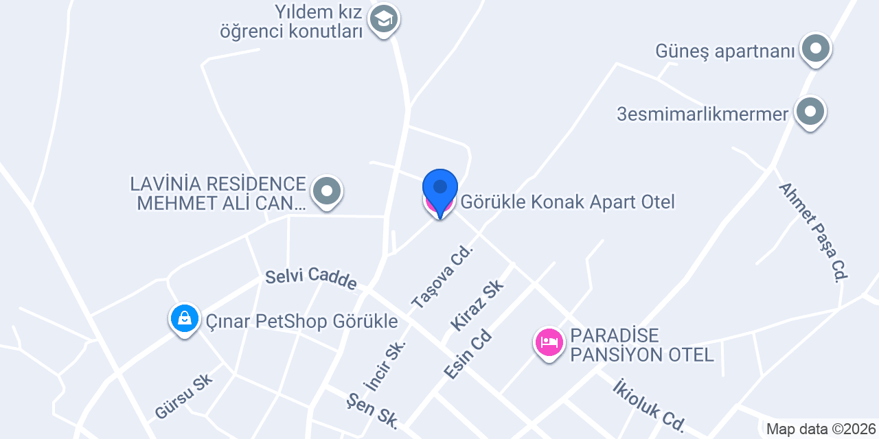 Görükle Günlük kiralik Ev konumu